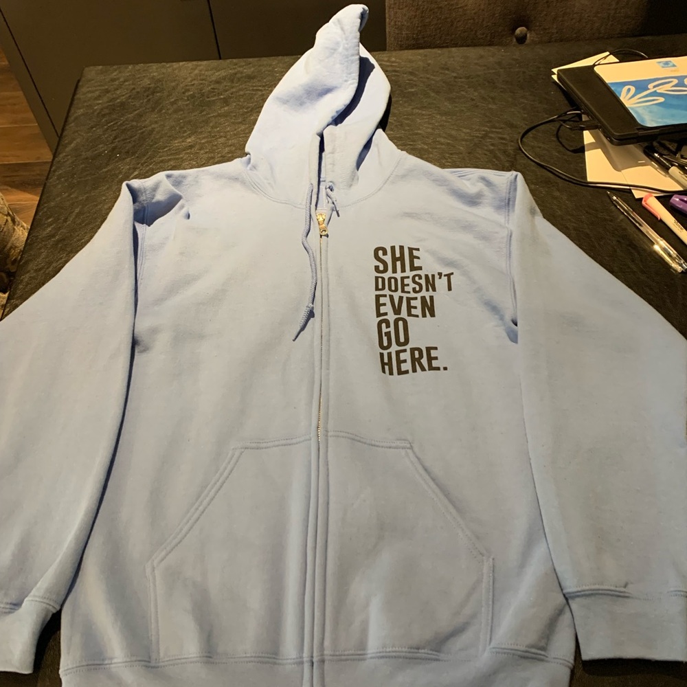 Light Blue Broadway Mean Girls Hoodie
